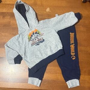 Jurassic World Kids Matching Set - Gray and Blue